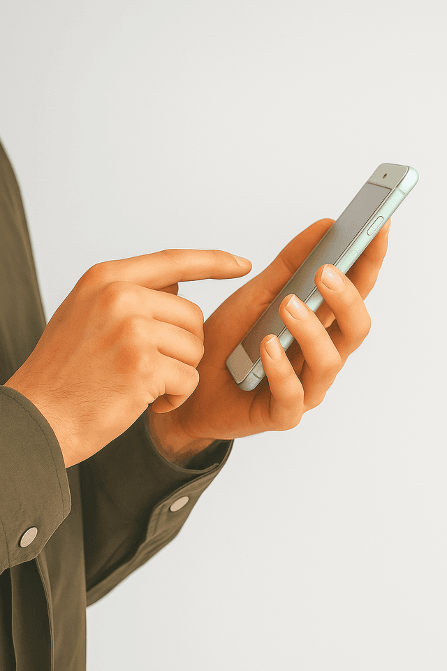 Woman on phone